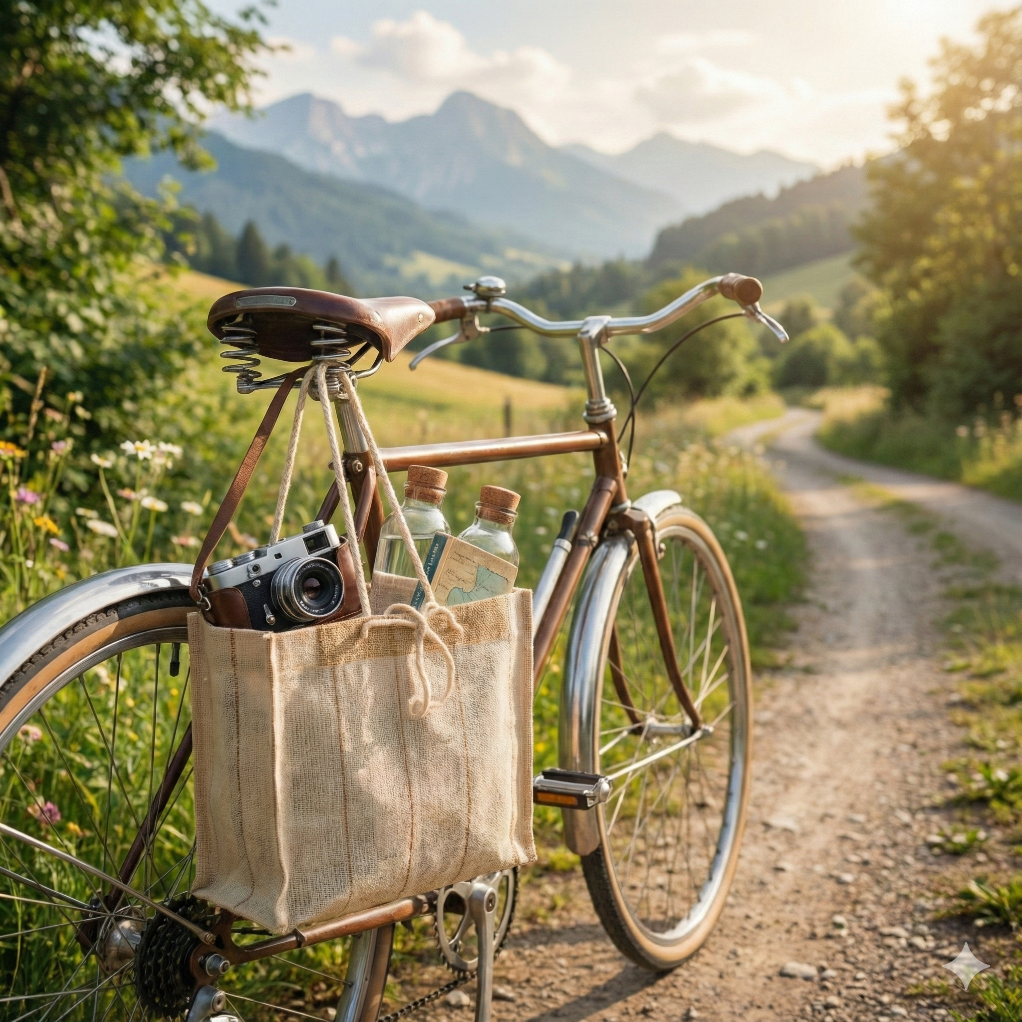 Eco-friendly reusable jute shopping bag