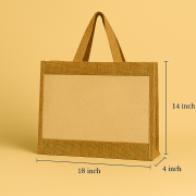Premium Jute and Cotton Tote Bag That is Strong, Stylish & Sustainable