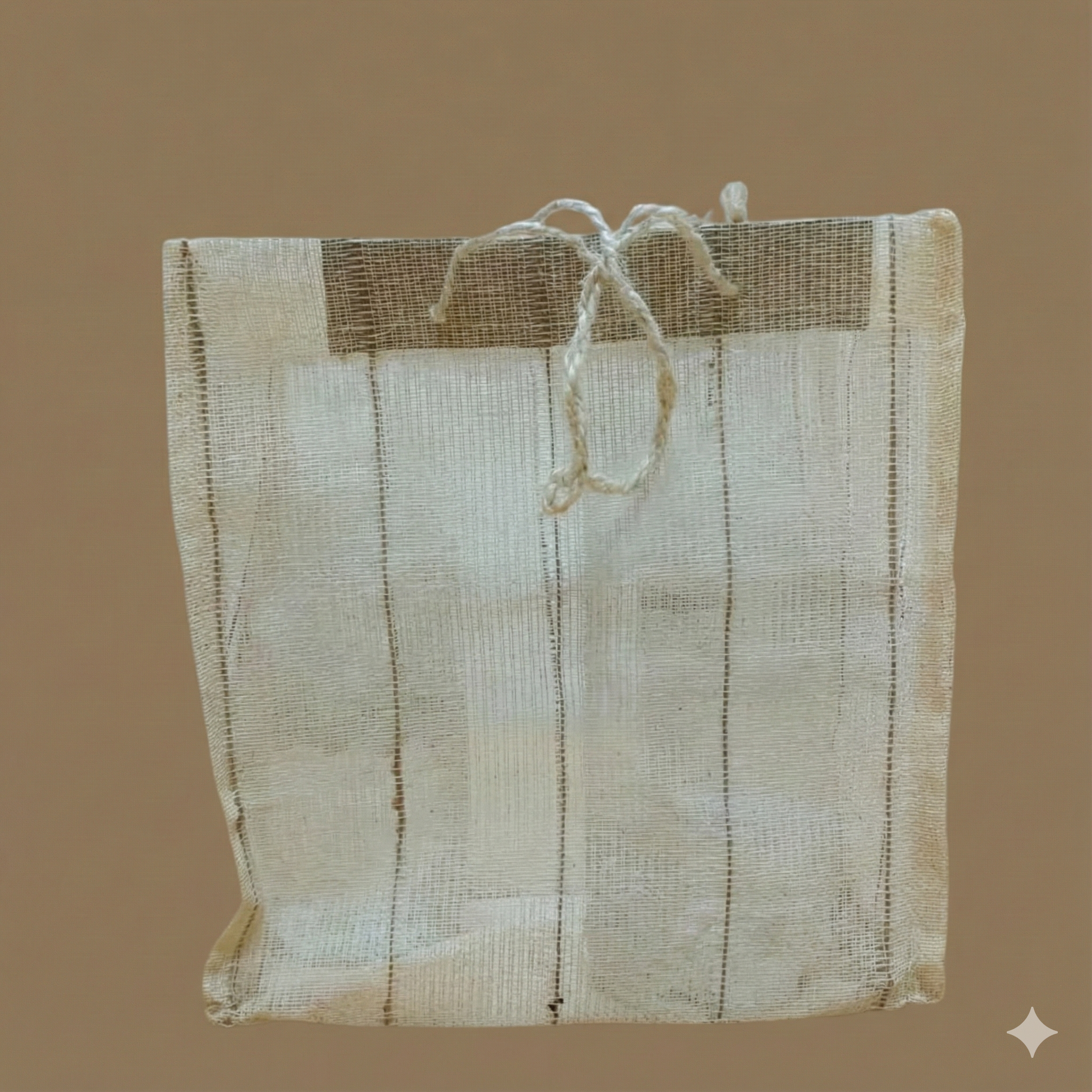 Eco-friendly reusable jute shopping bag