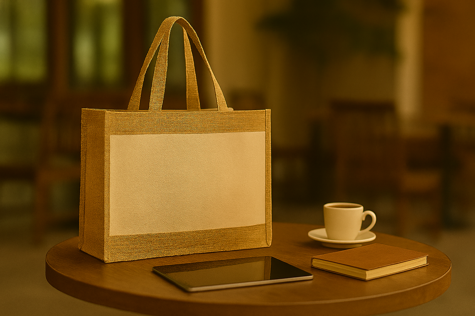 Premium Jute and Cotton Tote Bag That is Strong, Stylish & Sustainable