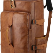 Premium Leather Travel Bag for Weekend Trips & Daily Use