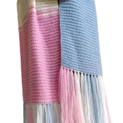 Handmade Crochet Scarf with Soft and Colorful Design